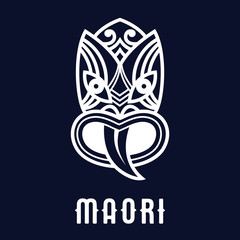 Maori mask logo