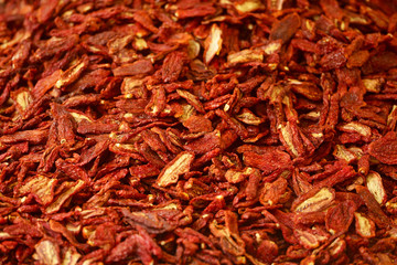 Dried tomatoes background