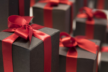 Lot of christmas or birthday gifts.