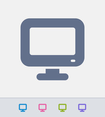 Computer Monitor - Ants Icons . A professional, pixel-aligned icon. 