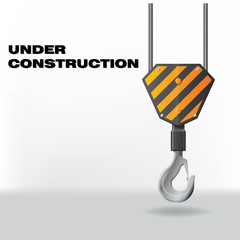 Under Construction with hook