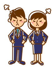会社員 全身 怒る