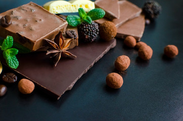 Different kind of chocolate