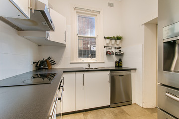 Modern gourmet kitchen interior