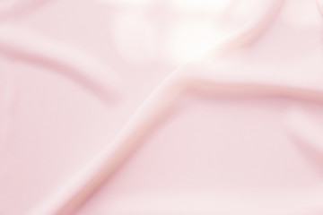 Abstract pastel pink waving fabric texture background, valentine background