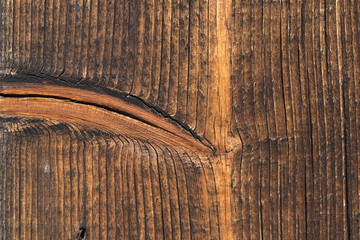 Holzstruktur einer Bretterwand.