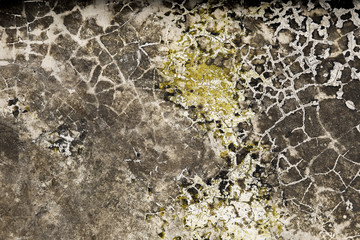 Fototapeta na wymiar Dirty crack texture over old cement floor background