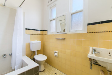 Spacious bathroom, clean, beautiful, luxurious, bright room