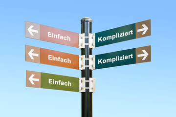 Schild 294 - Einfach