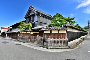 東海道　有松の町並み