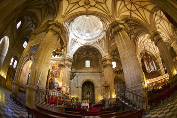 Fototapeta na wymiar Inside of the Cathedral of Guadix province of Granada, Granada, Andalusia, Spain, Europe