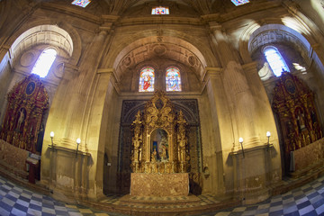Naklejka premium Inside of the Cathedral of Guadix province of Granada, Granada, Andalusia, Spain, Europe