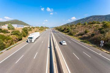 Obraz premium autostrada słońca