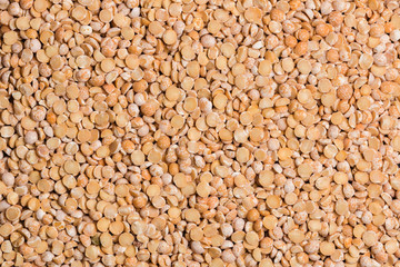 Dried peas background. Dried, pattern background, top view