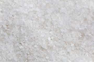 sea salt background. pattern background, top view