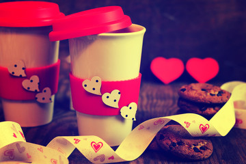 couple coffee valentine day