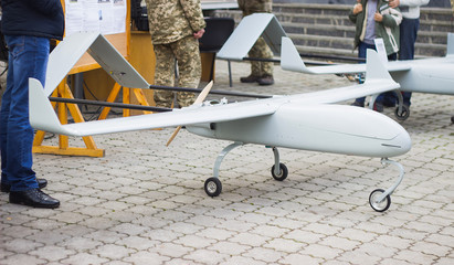Professional drone for military - obrazy, fototapety, plakaty