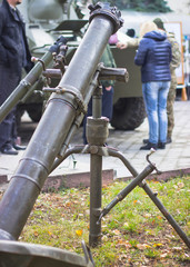 Grenade launchers during military parade