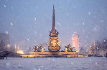 Mendebrunnen in Leipzig