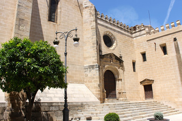 The Catedral de Badajoz, a Roman Catholic cathedral church in Badajoz, Extremadura, western Spain