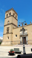 Fototapeta na wymiar The Catedral de Badajoz, a Roman Catholic cathedral church in Badajoz, Extremadura, western Spain
