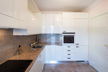 White modern kitchen