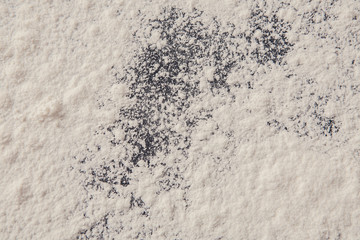 Baking concept abstract background, wheat flour texture