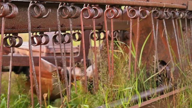 ICELAND Tedder Agriculture machinery Maschine rust Rost