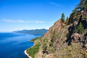 Fototapeta na wymiar Scenic view of Lake Baikal