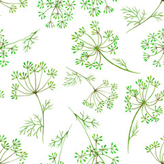 Obraz premium Watercolor floral vector pattern