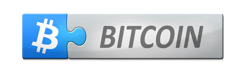 stylish web banner with text bitcoin