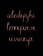 Hand drawn typeface set.  Typography alphabet for your designs: logo, typeface, web banner, card, wedding invitation.