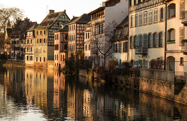 Fototapeta na wymiar The Canal of Strasbourg