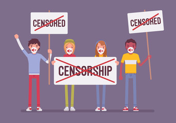 No censorship demonstration