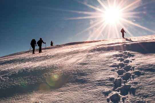 Sulle Alpi innevate con le ciaspole