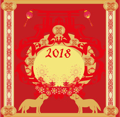 Chinese zodiac the year of Dog