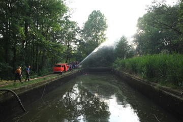 Fototapeta premium Abpumpen