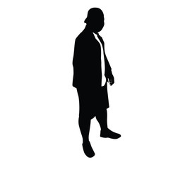 standing man silhouette