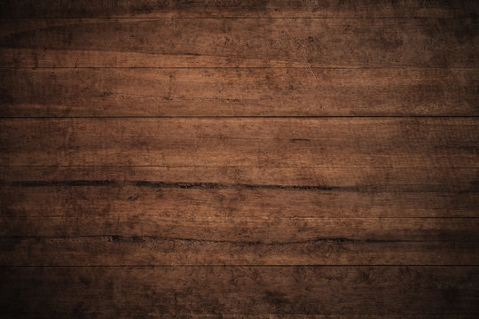 Old grunge dark textured wooden background,The surface of the old brown wood texture,top view brown wood panelitng