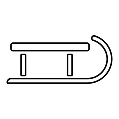 Weihnachten Icon - Schlitten