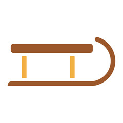 Weihnachten Icon - Schlitten