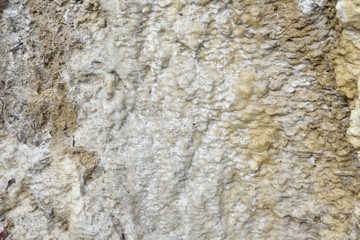 Aragonite Wall in Nature, Raw material