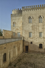 The inner coutyard of the Donnafugata castle