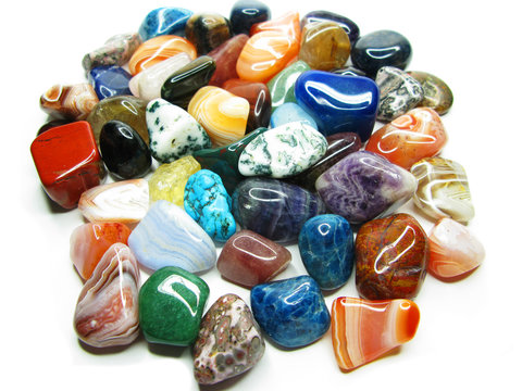 amethyst quartz garnet jasper agate geological crystals collection