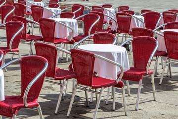 San Marco square street cafe, Venice
