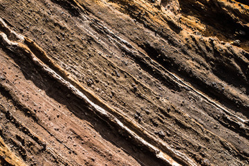 Geologische Schichten - Geological layer of rocks