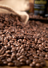 fragrant fried coffee bean