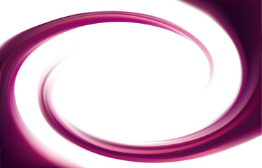 Vector swirling backdrop. Spiral liquid lilac surface
