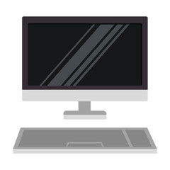 computer desktop isolated icon