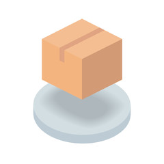 Box isometric vector icon